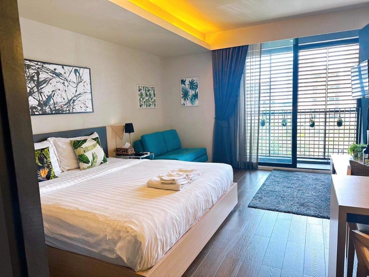 Stylish 1 Bedroom, Nice Pool,Bts Asok, Sukhumvit Bangkok Kültér fotó